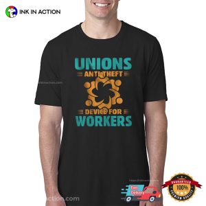 Unions Anti Theft Device For Workers Worker Shirt Mens
