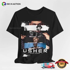 Usher 2024 Tour Unisex T shirt 3