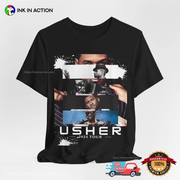 Usher 2024 Tour Unisex T-shirt