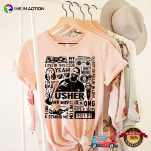 Usher Pop Music Concert Hits Comfort Colors T shirt 2