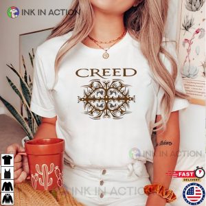 Vintage Creed Rock Band Logo Tee 2