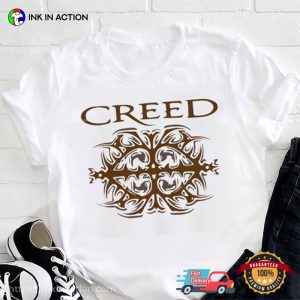 Vintage Creed Rock Band Logo Tee 3