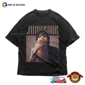 Vintage Jungkook JK Retro Graphic 90s shirt 2