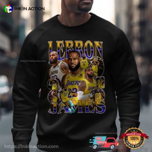 Vintage King James Legend Of Basketball NBA 90s Bootleg Style T Shirt 3