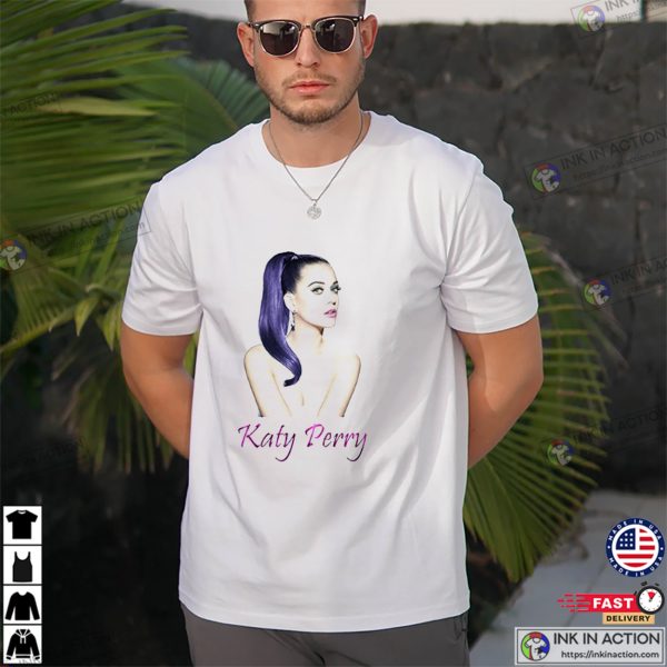 Vintage Portrait Katy Perry Unisex T-shirt