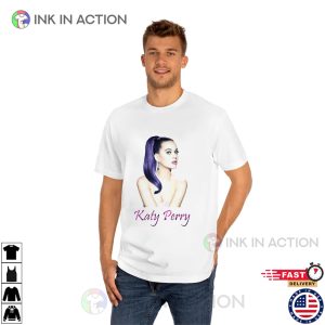 Vintage Portrait Katy Perry Unisex T shirt 4