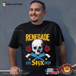 Vintage Styx Renegade Skull Unisex T-shirt