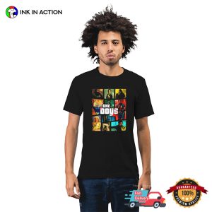 Vintage The Boys Season 4 GTA Style Shirt 1