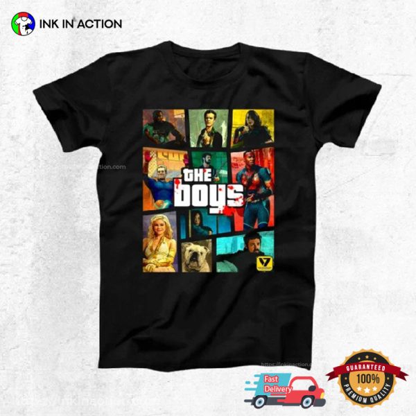 Vintage The Boys Season 4 GTA Style Shirt