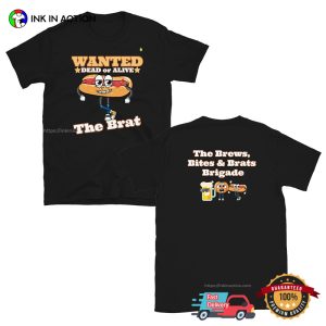 Wanted The Brat Bratwurst Hot Dog Oktoberfest Celebration T shirt 2