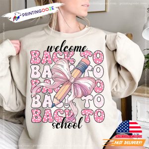 Welcome Back To School Pencil Gift T-shirt