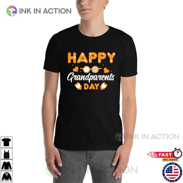 Happy Grandparents Day Lovely Design T-shirt