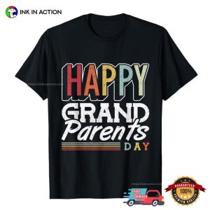 happy grandparents day Retro Style Shirts 3