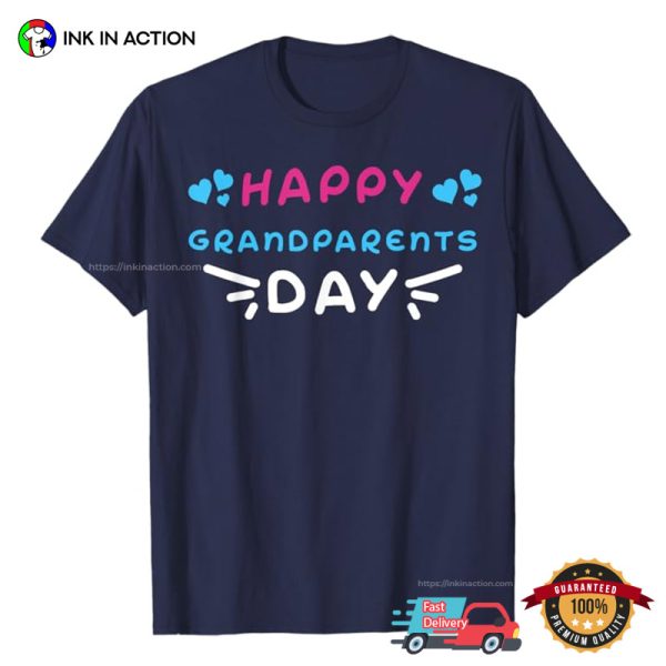 Happy National Grandparents Day Adorable Tee