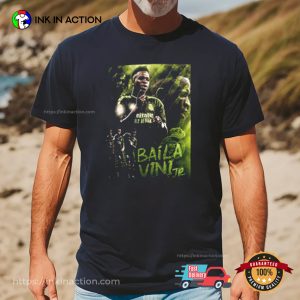 vintage Vinicius jr Real Marid Wallpaper graphic t shirt 1