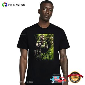 vintage Vinicius jr Real Marid Wallpaper graphic t shirt 3