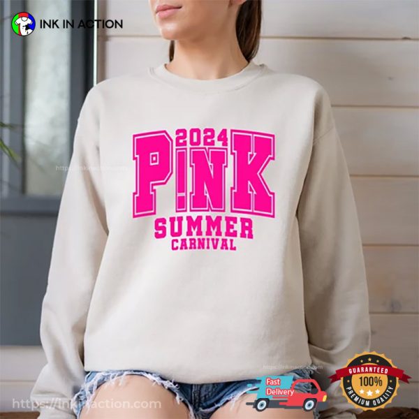 2024 Pink Summer Carnival T-shirt, Pink Tour Merch