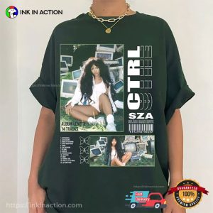 90s Style SZA Album Ctrl Tracks Comfort Colors T-shirt