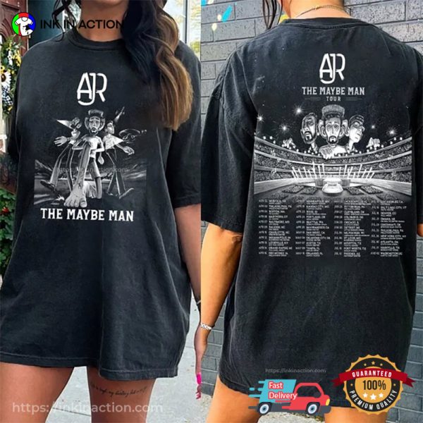 AJR The Maybe Man Tour 2024 Vintage 90s T-shirt