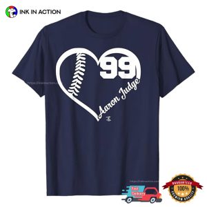 Aaron Judge Heart Number 99 yankees the judge Apparel T Shirt 54