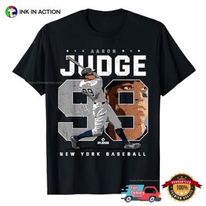 Aaron Judge Number Portrait MLBPA Unisex T Shirt 3