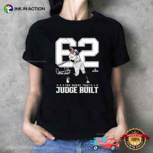 Aaron Judge Signature 62 Home Runs MLB Tee