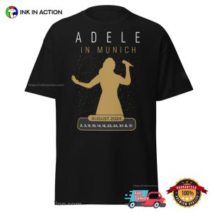 Adele In Munich August 2024 Concert Tee 3