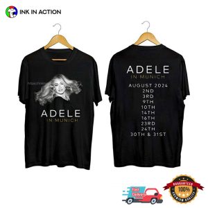 Adele In Munich August 2024 Music Tour Fans Merch 2