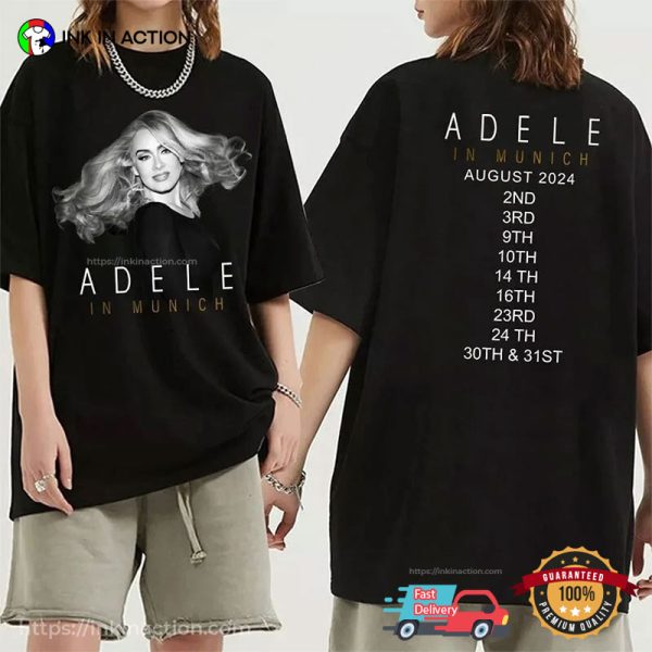 Adele In Munich August 2024 Music Tour Fans Merch