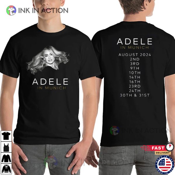 Adele In Munich August 2024 Music Tour Fans Merch