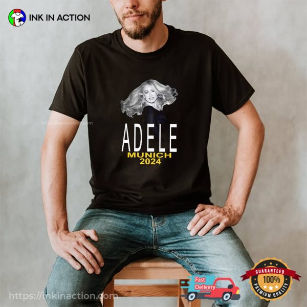 Adele Munich 2024 Tour Tee Shirts