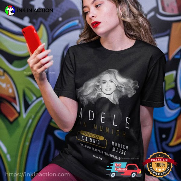 Adele in Munich European Performances Graphic Tee