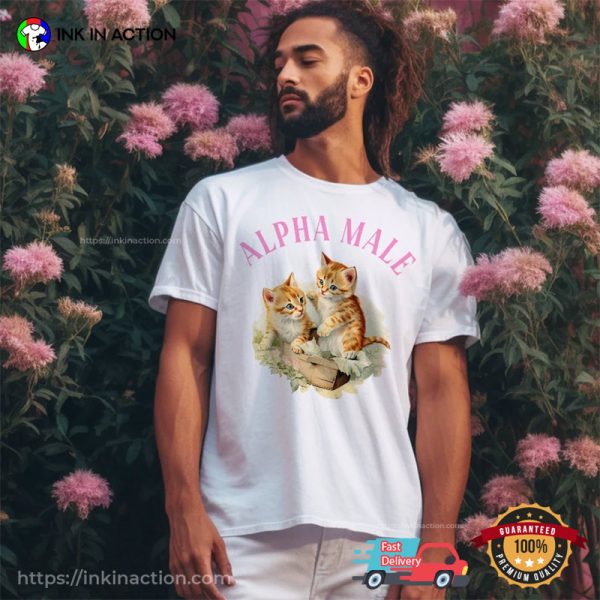 Alpha Male Cat Funny Kitten Shirt