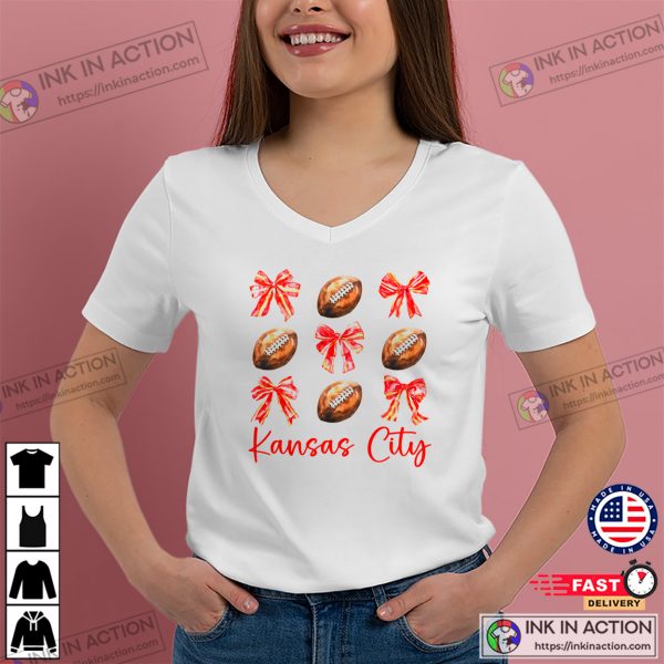 American Football And Coquette Kansas City T-shirt