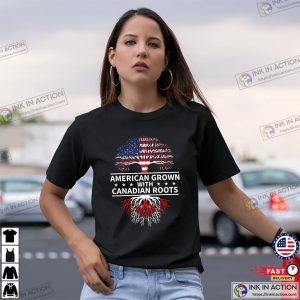 American Grown With Canadian Roots Unisex T-shirt