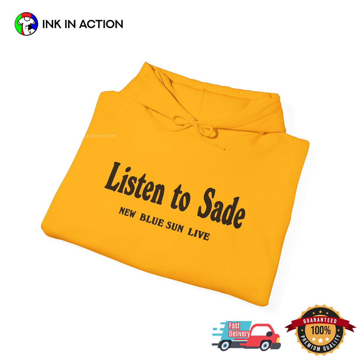 Andre 3000 Listen To Sade New Blue Sun Live 2 Sided T-shirt 