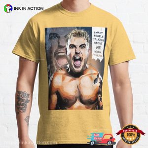 Angry Jake Paul Marvel Comics Style Graphic Tee