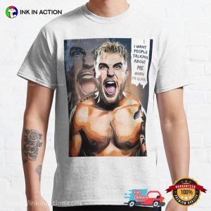 Angry Jake Paul Marvel Comics Style Graphic Tee 2