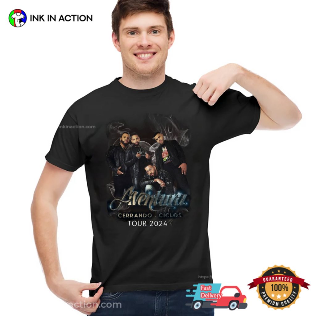 Aventura Members Reunion Cerrando Ciclos Tour 2024 Tee Print your