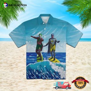 Batman Joker Surfing Hawaiian Shirt