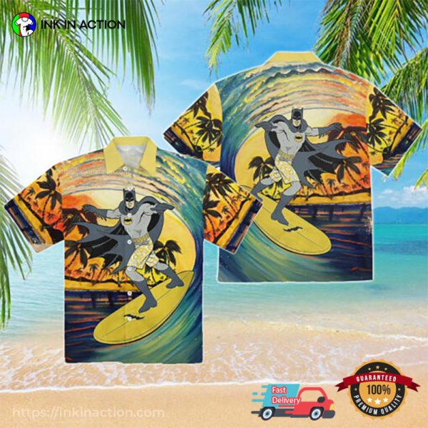 Batman Surfing Hawaiian Shirt