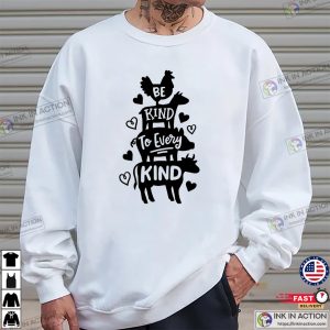 Be Kind To Every Kind Lovely Vegetarian T-shirt