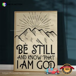 Be Still And Know That I Am God Travel Posters