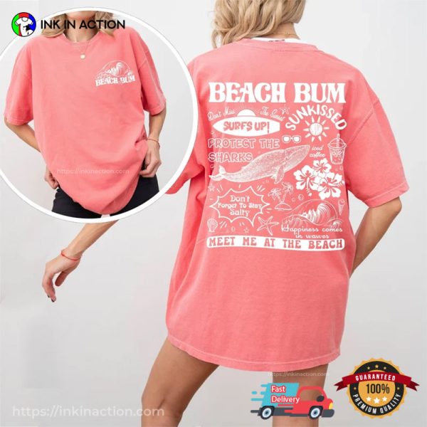 Beach Bum Meet Me At The Beach Comfort Colors T-shirt