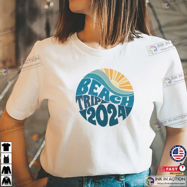 Beach Trip 2024 Summer Vibes T-shirt