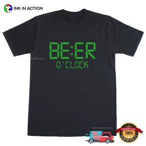 Beer O'Clock Unisex T shirt 3