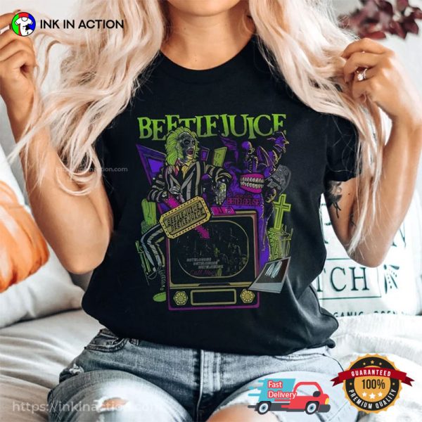 Beetlejuice 1988 Horror Movie Vintage Halloween Shirt