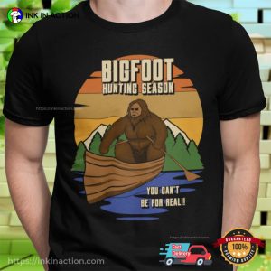 Bigfoot Hunting Season Funny Tee