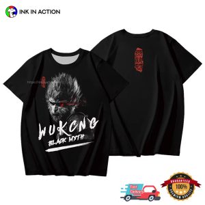 Black Myth WuKong Rage Mode 2 Sided T-shirt