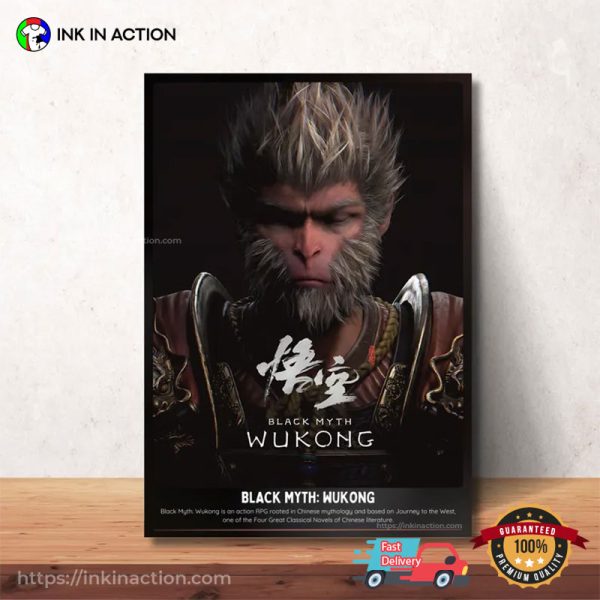 Black Myth Wukong Digital Gaming Poster